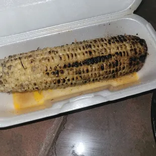 Wood fired corn