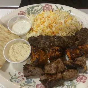 #1. Sultani Platter -tasty grilled mixed meat