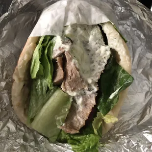 Lamb Gyro Sandwich