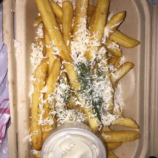 Greek fries what I came for! Mmmm bomb