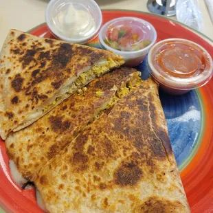 Chicken quesidillas