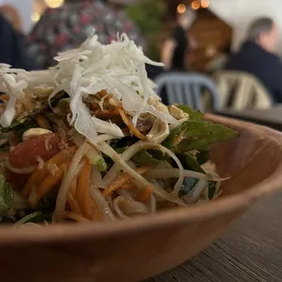 Cambodian papaya salad