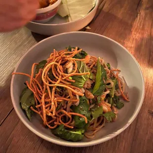 night market noodles; very sour