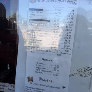 Menu.