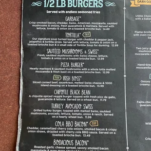 Burger menu