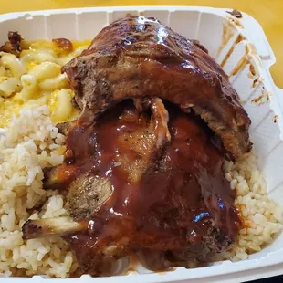 Mike 's BBQ Rib Plate