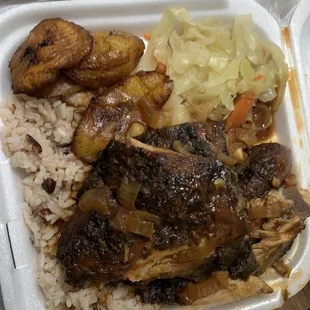 Jerk chicken platter