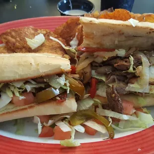 Odinator 12 inch steak hoagie