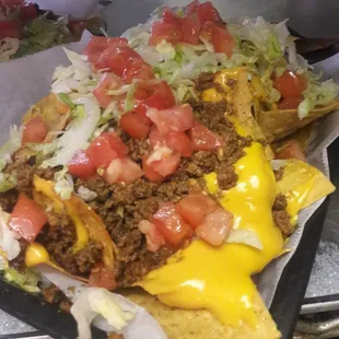 Taco nachos! Taco day every Thursday.