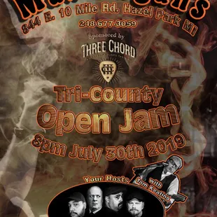 Come on down Tuesday on July 30 blues music and give aways all day distributors coming through the day and night