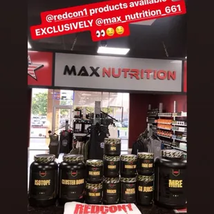We are the exclusive sellers of Redcon 1 products