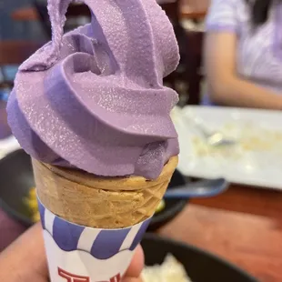 Ube Soft Serve