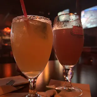 two beverages