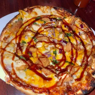 BBQ pizza