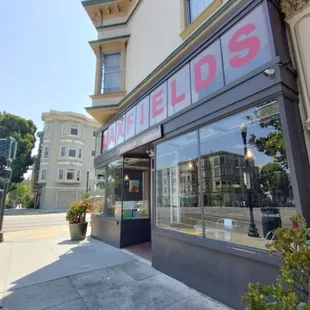 the outside of the building