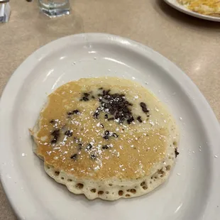 a plate of pancakes