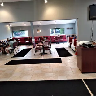 interior, sushi and sashimi