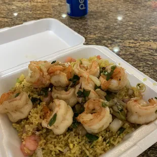 Special shrimp fried rice