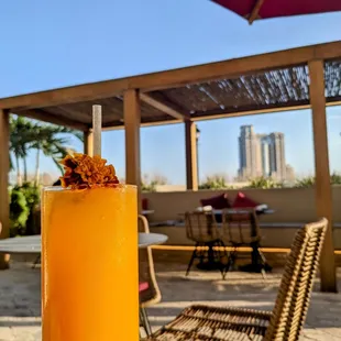 Mango mocktail. Too sweet