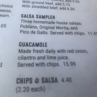 $16 for guac? Better be a 40 oz  bowl.