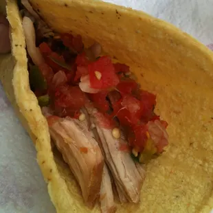 Carnitas w fresh salsa