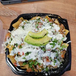 a plate of nachos