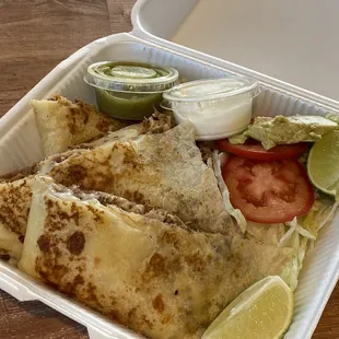 Carnitas quesadilla