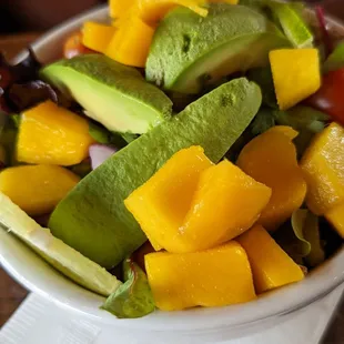 Mango avocado salad