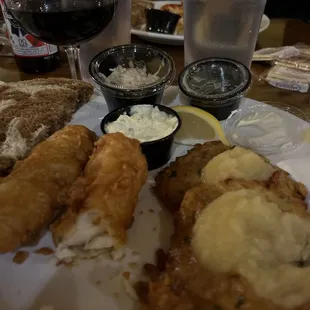 Beer battered cod fish fry