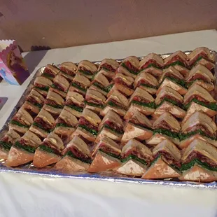 Club sandwich for parties