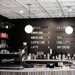 the coffee bar