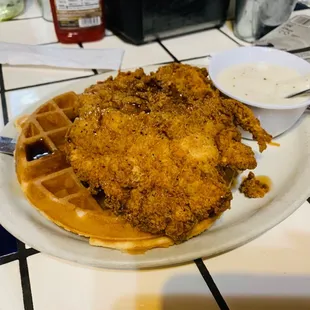chicken and waffle
