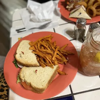 Smoked Turkey and Provolone Sandwich