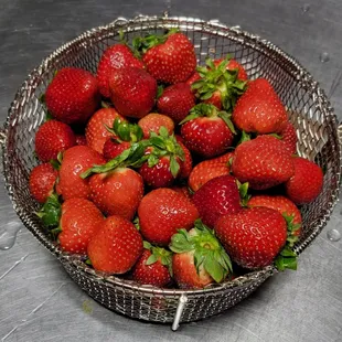 fresh strawberries