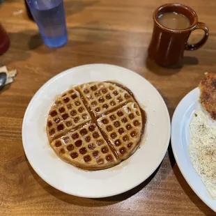 Waffle &amp; coffee