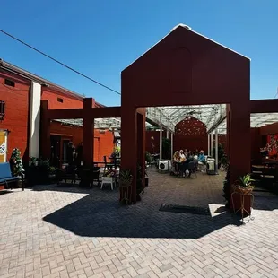 Outside patio entrance