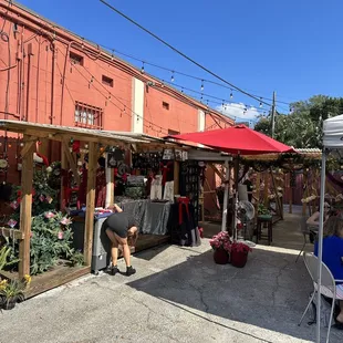 Outdoor seating area