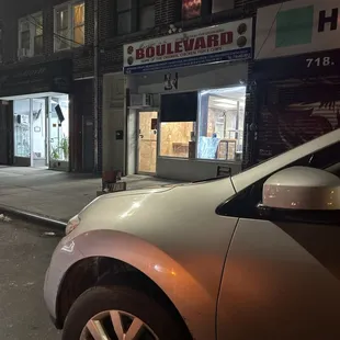 Outside double parked