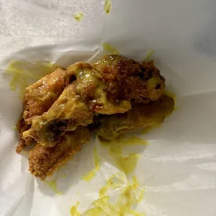 Honey mustard wings