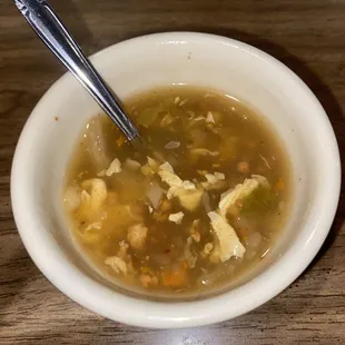 Sour and hot soup