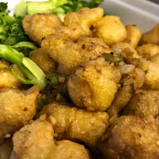 Salt and pepper pork with no sauce