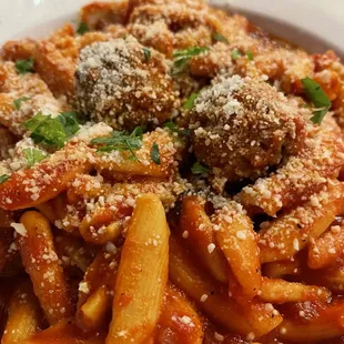Cavatelli with Meatballs