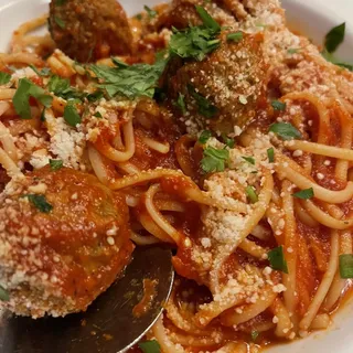 Linguine with Meatballs (Lunch)