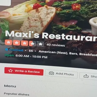 Getting ready to eat at Maxis