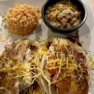 Buzo blackened mahi tacos