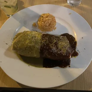 Max's burrito.  DELICIOUS!