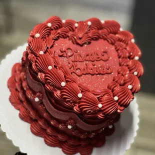 Heart cake