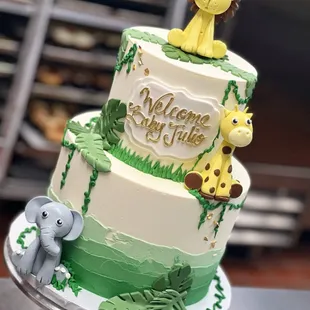 Jungle/safari cake