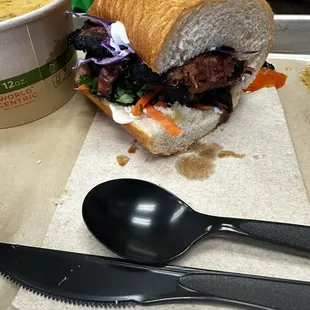Bahn Mi and Thai soup