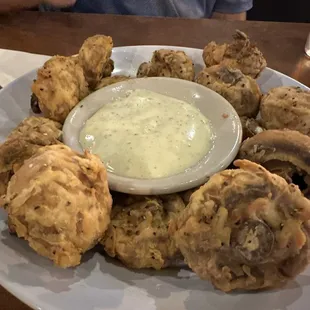 Fried mushrooms